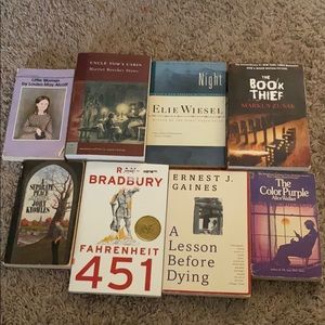 . A bundle deal of books but will sell separate.